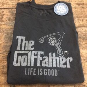 Life Is Good, Men’s tee , The Golf Father.